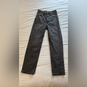 Madewell size 24 black jeans
